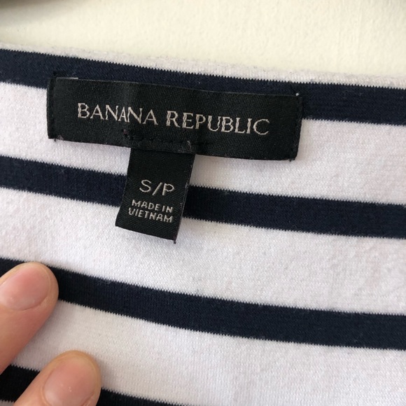 Banana Republic peplum striped top - Picture 2 of 7